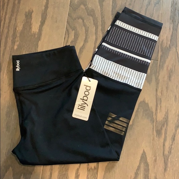 NWT Lily Bod Mikie Capri (S) Cool Eclipse (Black) - Picture 6 of 8